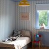 Sandberg tapeet Ben, Light Blue S10369