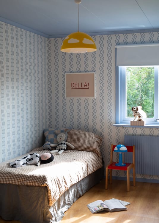 Sandberg tapeet Ben, Light Blue S10369