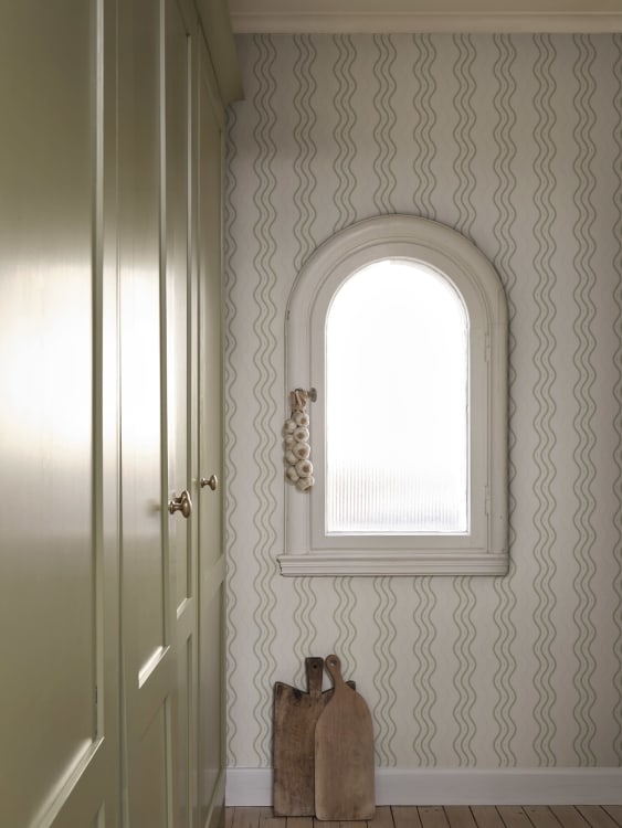 Sandberg tapeet Ben, Garden Green S10370