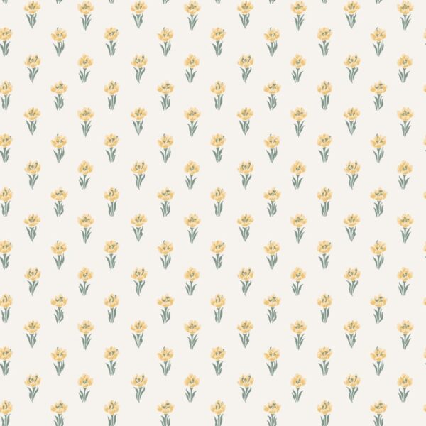 s10373_product Sandberg tapeet Betty, Yellow S10373