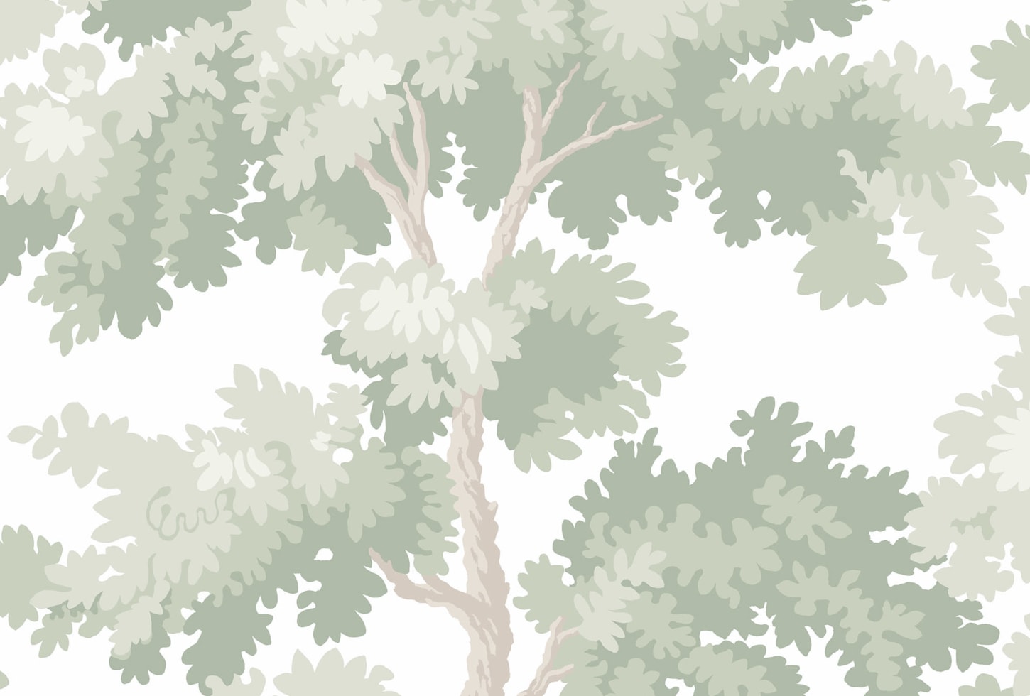 Sandberg tapeet Raphael, Light Green S10381