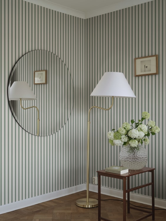 Sandberg tapeet Gustav, Green S10383