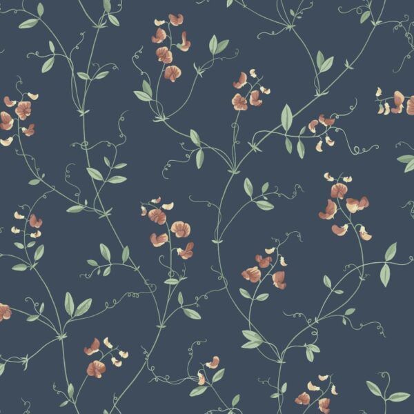 Sandberg tapeet Sanna, Classic Blue S10385