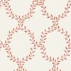 Sandberg tapeet Wilma,	Red S10388