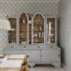 Sandberg tapeet Wilma,	Blue S10390