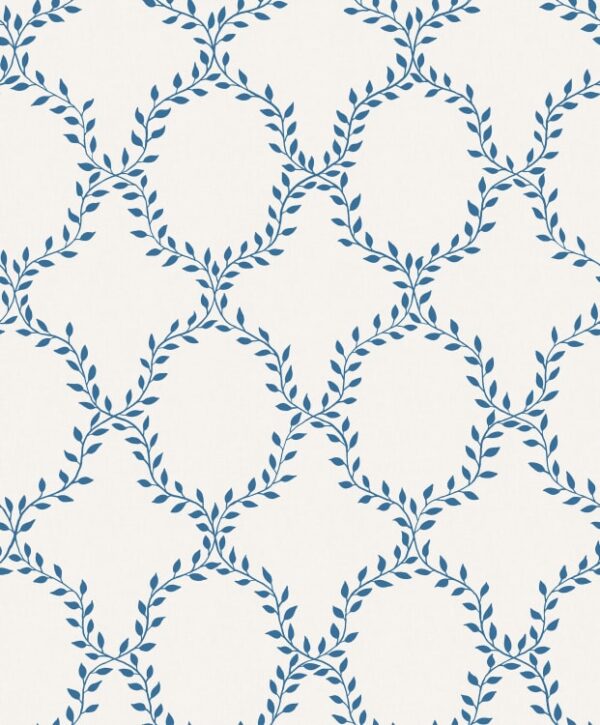 Sandberg tapeet Wilma,	Blue S10390