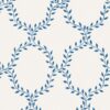 Sandberg tapeet Wilma,	Blue S10390