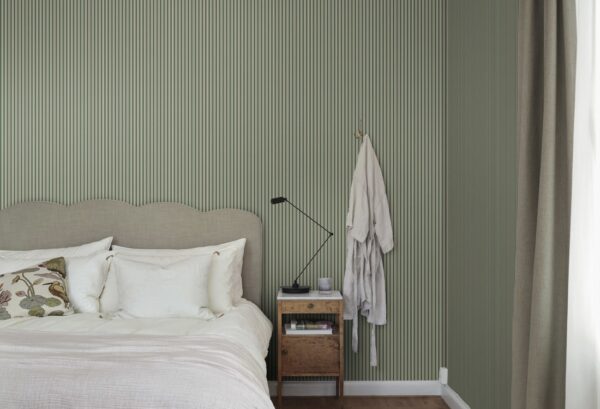 Sandberg tapeet Linn, Green S10394