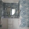 Sandberg pilttapeet Forest Toile, Blue S10402