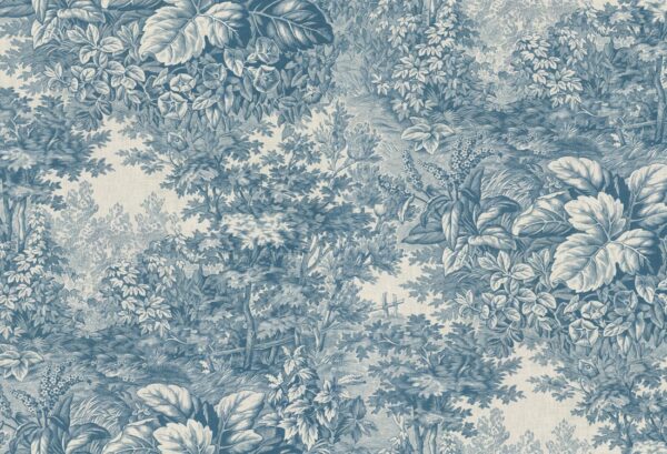 Sandberg pilttapeet Forest Toile, Blue S10402
