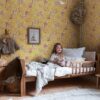 Sandberg tapeet Rosenholm, Yellow S10414