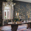 Sandberg pilttapeet Chinoiserie Garden, Dark Blue S10416
