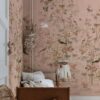 Sandberg pilttapeet Chinoiserie Garden, Pink S10417