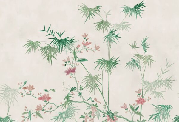 Sandberg pilttapeet Bamboo Grove, Green S10420