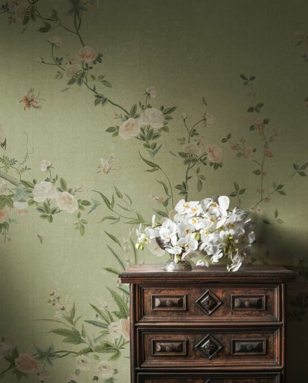 Sandberg pilttapeet Bloom, Green S10425