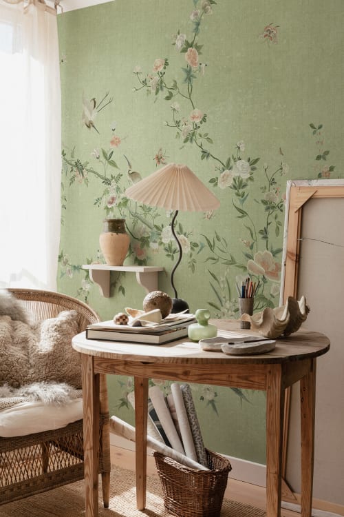 Sandberg pilttapeet Bloom, Green S10425