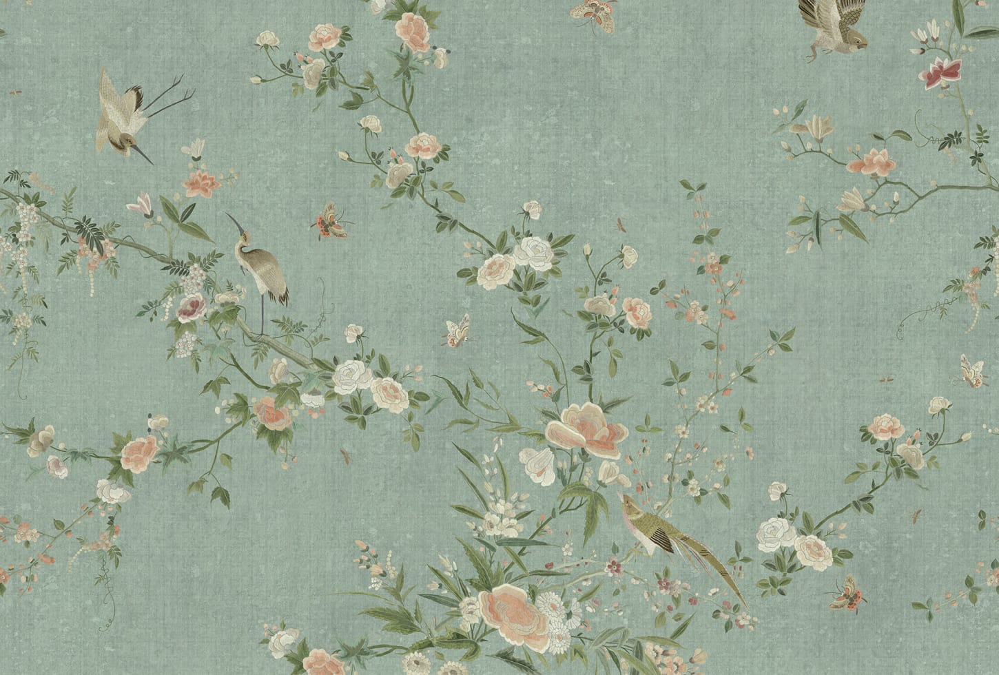 Sandberg pilttapeet Bloom, Teal S10427