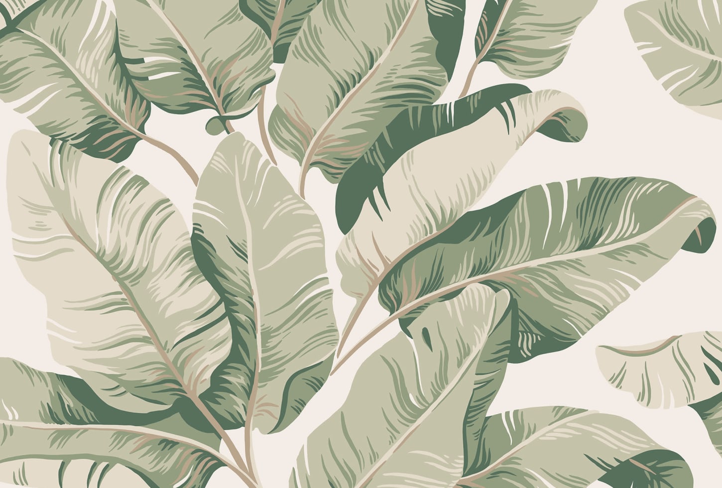 Sandberg tapeet Tom, Garden Green S10433