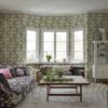 Sandberg tapeet Jasmine, Garden Green S10439
