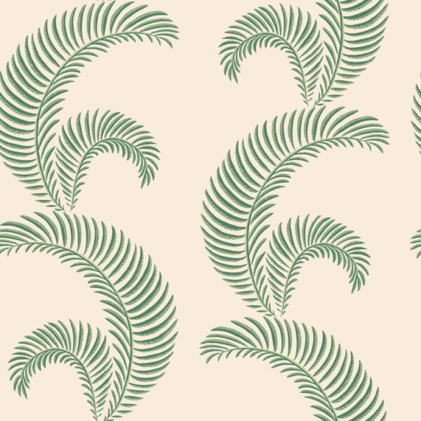 Sandberg tapeet Jasmine, Garden Green S10439