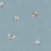 Sandberg tapeet Butterflies, Misty Blue S10448
