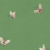 Sandberg tapeet Butterflies, Green S10449