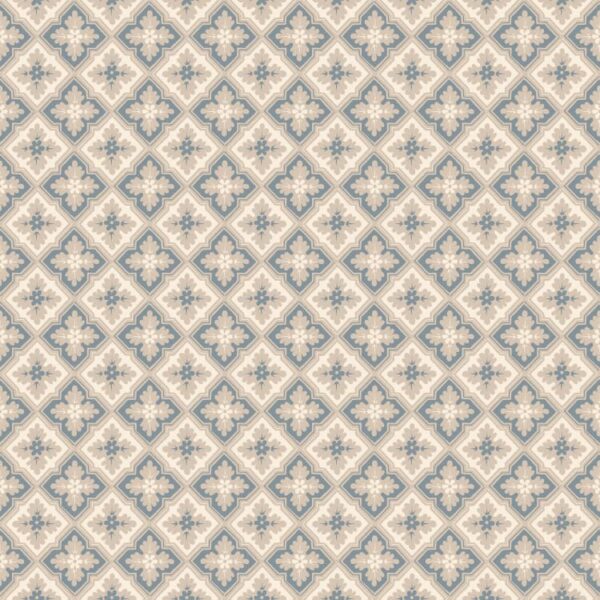 Sandberg tapeet Edvin, Indigo Blue S10456