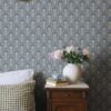 Sandberg tapeet Alva, Indigo Blue S10461