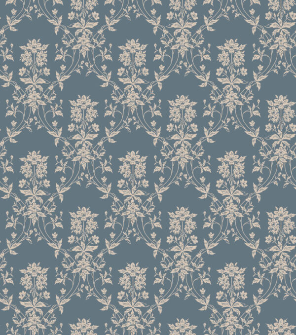 Sandberg tapeet Alva, Indigo Blue S10461