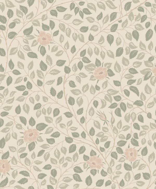 Sandberg tapeet Solliden, Spring Green S10462