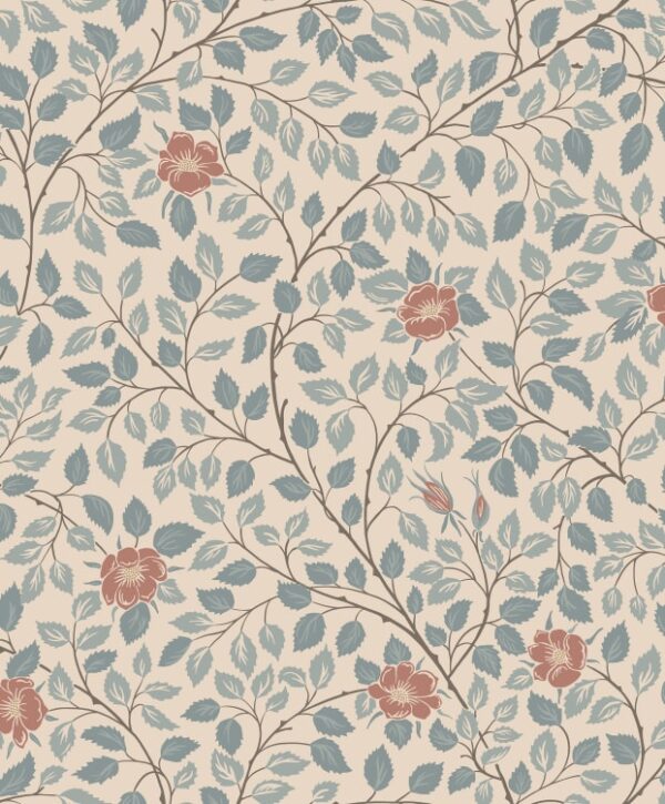 Sandberg tapeet Solliden, Blue S10464