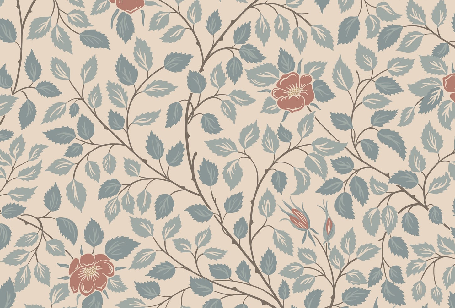 Sandberg tapeet Solliden, Blue S10464