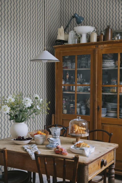 s10474_interior1 Sandberg tapeet Erik, Indigo Blue S10474