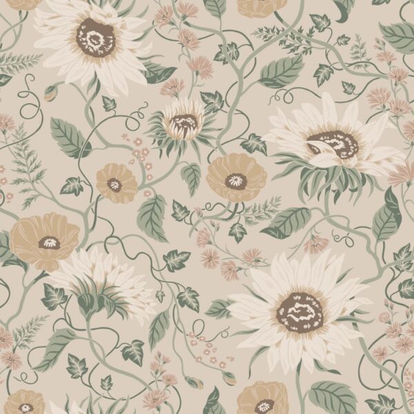 Sandberg tapeet Solveig, Clay S10479