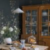 Sandberg pilttapeet Ivy, Midnight Blue S10486