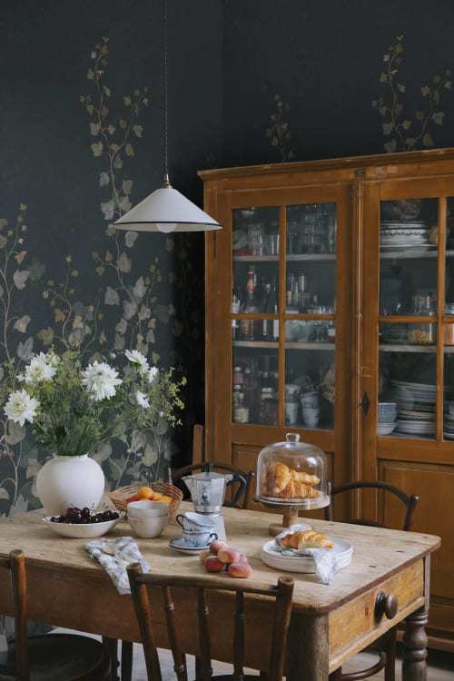 Sandberg pilttapeet Ivy, Midnight Blue S10486
