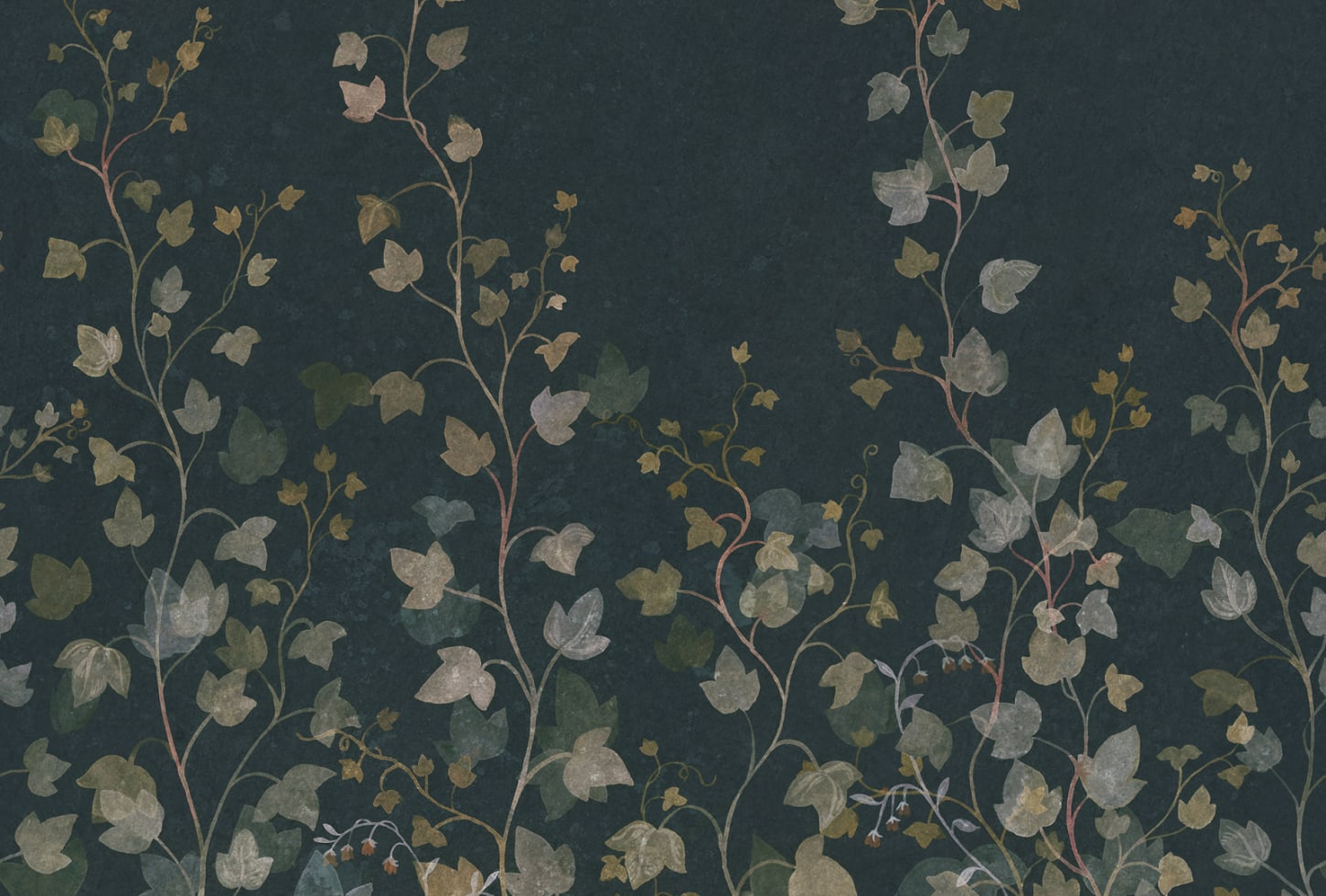 Sandberg pilttapeet Ivy, Midnight Blue S10486