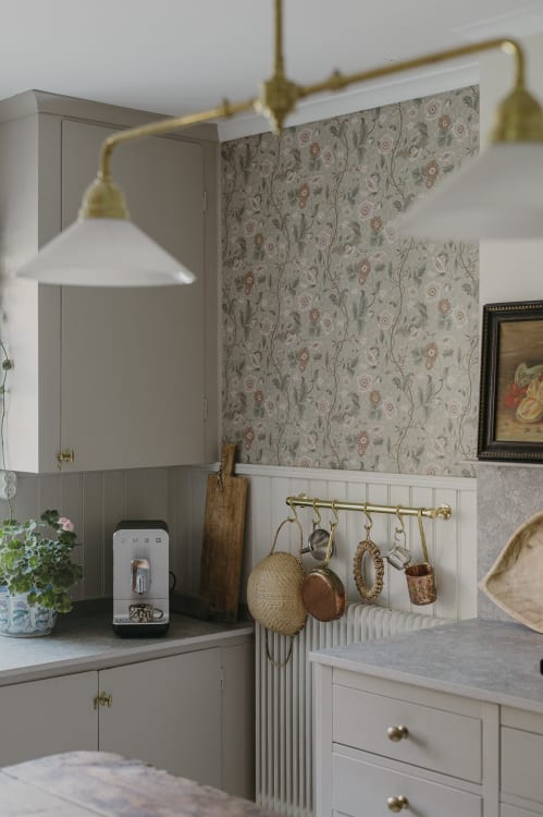 Sandberg tapeet Ulla, Garden Green S10499