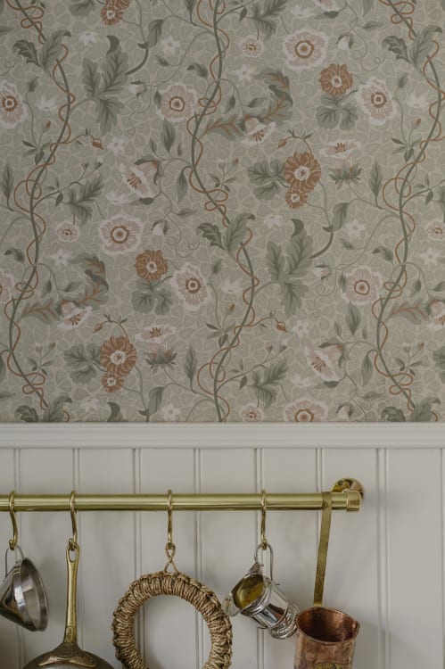 Sandberg tapeet Ulla, Garden Green S10499