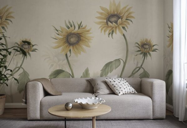 Sandberg pilttapeet Sunflowers, Yellow S10527
