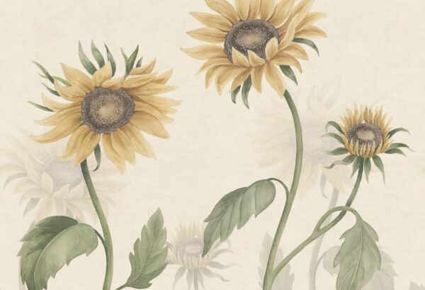 Sandberg pilttapeet Sunflowers, Yellow S10527