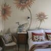 Sandberg pilttapeet Sunflowers, Peach S10528