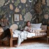 Sandberg pilttapeet Aurelie Mural, Dark Blue S10534