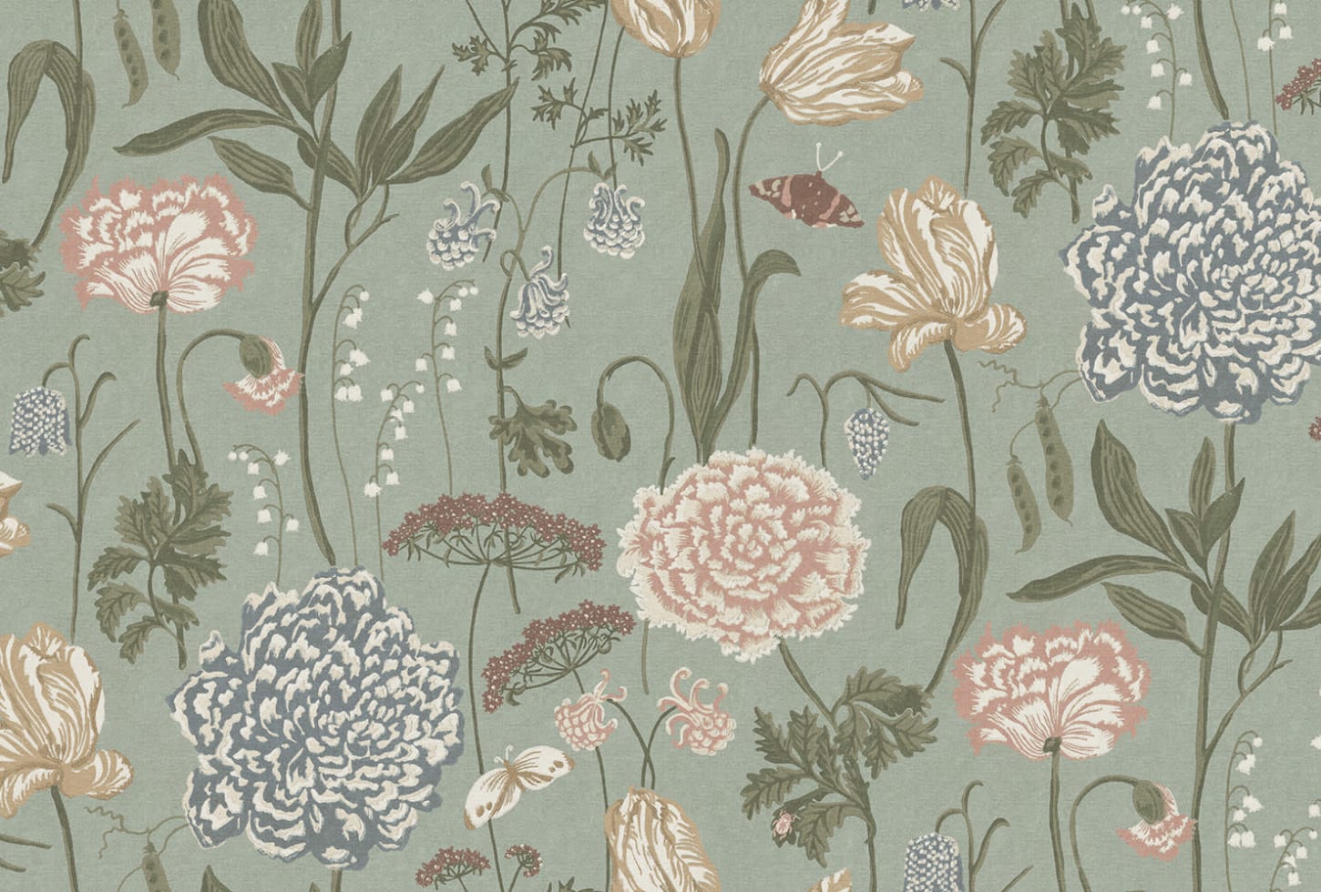 Sandberg pilttapeet Aurelie Mural, Light Blue S10535