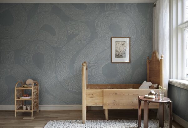 Sandberg pilttapeet Zen Mural, Misty Blue S10549