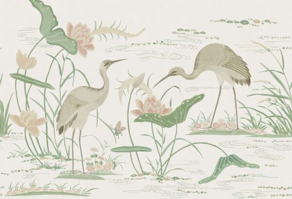 Sandberg pilttapeet Seabirds, Green S10550