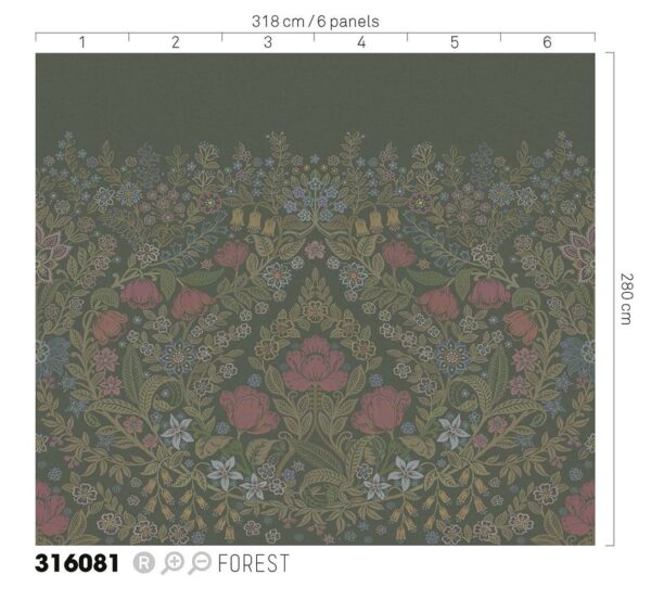 0013012_316081_a Eijffinger tapeet Posy 316081