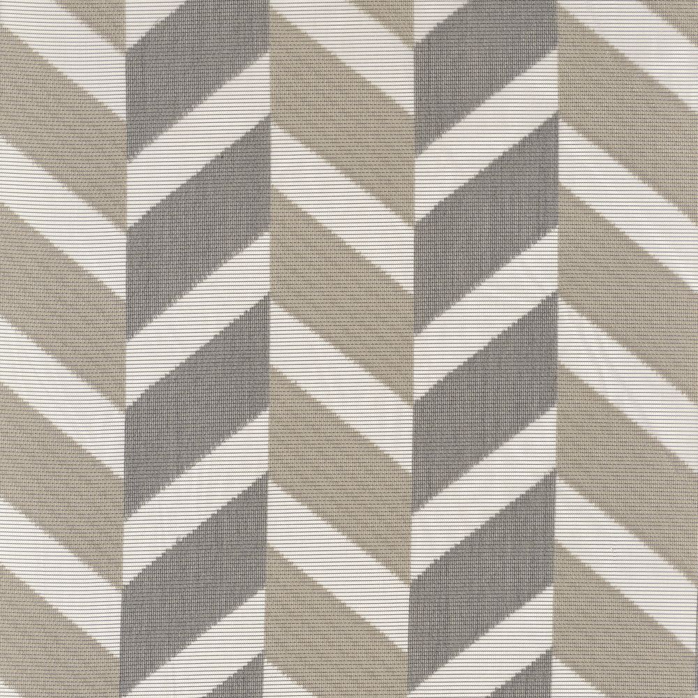 Casamance kangas Anaphore Marron Glace / Taupe