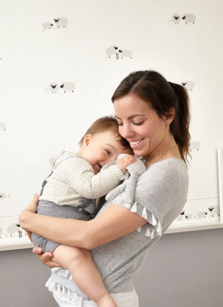 103066 Casadeco tapeet Rose & Nino Nino