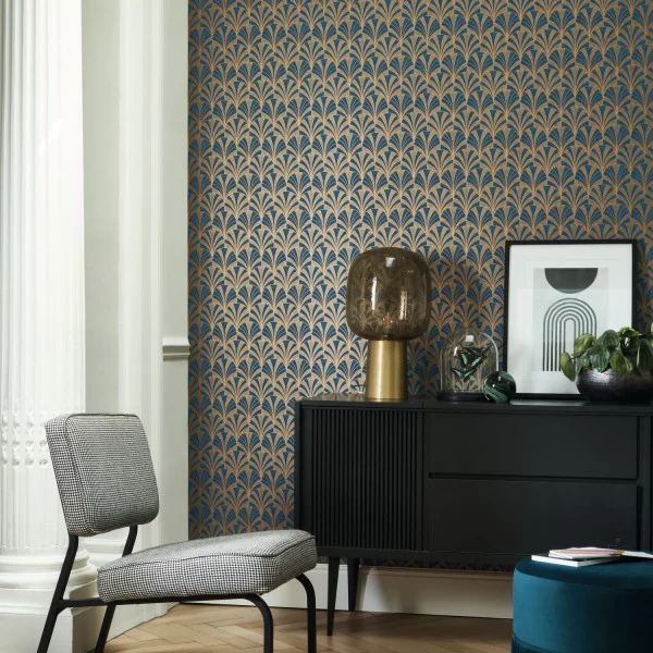 103723 Casadeco tapeet 1930 Palmette